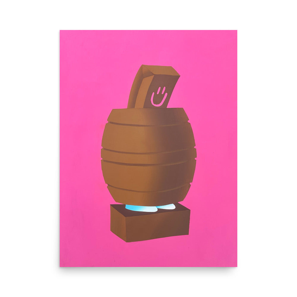 Barrel Man 18" x 24"